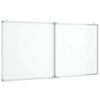 vidaXL Magnetisches Whiteboard 120x60x1,7 cm Aluminium