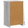 vidaXL Sideboard mit LED-Leuchten Grau Sonoma 41x37x67 cm