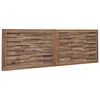 vidaXL Bettkopfteil Natur Massivholz Teak
