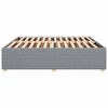 vidaXL Bettgestell ohne Matratze Hellgrau 200x200 cm Stoff