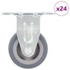 vidaXL 24 Stk. Bockrollen 50 mm