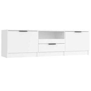vidaXL TV-Schrank Wei&szlig; 140 x 35 x 40 cm Holzwerkstoff