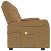 vidaXL 4-Sitzer Massagesessel mit Getränkehalter Taupe