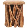 vidaXL Couchtisch 100x40x47,5 cm Massives Altholz und Teakholz