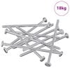 vidaXL Schraube 800 stk. Silber M6 x 120 mm Stahl