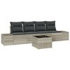 vidaXL Sofa Set 5 stk. Hellgrau 55 x 55 x 37 cm