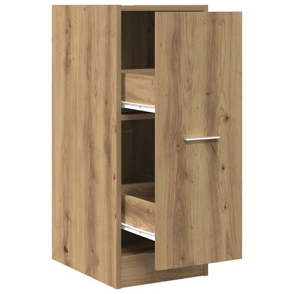 vidaXL Apothekerschrank Artisan-Eiche 30x41x77,5 cm Holzwerkstoff