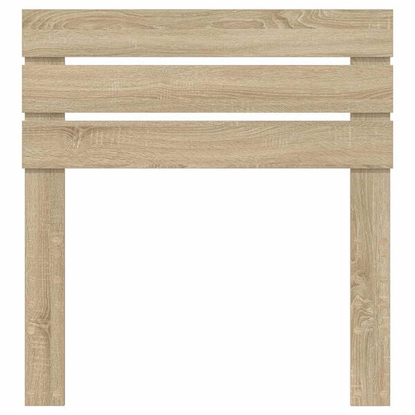 vidaXL Kopfteil mit Kopfteil Sonoma-Eiche 75 cm Holzwerkstoff