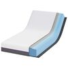 vidaXL Matratze Weiß und Grau 80 x 160 cm Viscoschaum