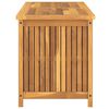 vidaXL Gartenbox 114x50x58 cm Massivholz Teak