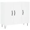 vidaXL Sideboard Wei&szlig; 90x34x80 cm Holzwerkstoff