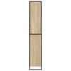 vidaXL Hohe Schr&auml;nke 2 pcs Sonoma 79 x 36 x 200 cm Holzwerkstoff