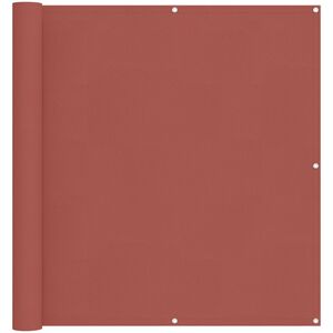 vidaXL Balkonsichtschutz Terrakotta 110 x 1000 cm Oxford-Stoff