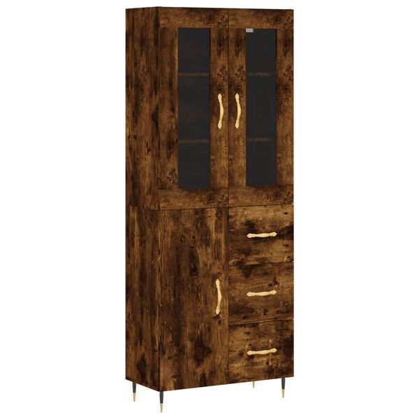 vidaXL Highboard R&auml;uchereiche 69,5x34x180 cm Holzwerkstoff