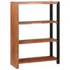 vidaXL B&uuml;cherregal Braun 80 x 30 x 110 cm Massivholz Akazie