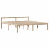 vidaXL Massivholzbett mit Regal ohne Matratze 180x200 cm Kiefernholz