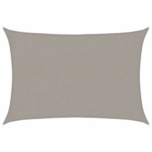 vidaXL Sonnensegel 160 g/m&sup2; Rechteckig Hellgrau 2x3 m HDPE