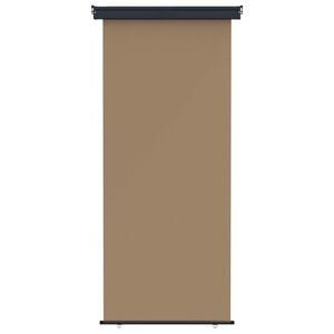 vidaXL Balkon Seitenmarkise 100% Polyester Eisen Stahl