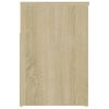 vidaXL Schuhbank Sonoma-Eiche 80x30x45 cm Holzwerkstoff