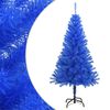 vidaXL K&uuml;nstlicher Weihnachtsbaum mit St&auml;nder Blau 120 cm PVC