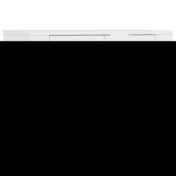 vidaXL TV-Wandschränke 2 Stk. Weiß 57x34,5x40 cm