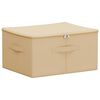 vidaXL Aufbewahrungsbox Creme 43 x 34 x 23 cm Vliesstoff