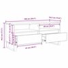vidaXL TV-Schr&auml;nk Altholz 100 x 34,5 x 44,5 cm Verbundholz und Eisen