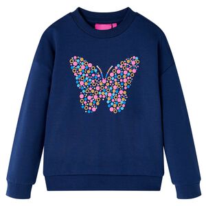 vidaXL Kinder-Sweatshirt Marineblau 104