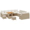 vidaXL Garten-Sofa-Set 13 stk. 12-Sitzanzahl Beige und Creme