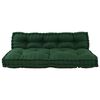 vidaXL Pallet Sofa Kissen Gr&uuml;n Stoff