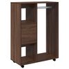 vidaXL Kleiderschrank Braun Eichen-Optik 80x40x110 cm Holzwerkstoff
