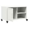 vidaXL TV-Schrank Weiß 68x39x43,5 cm Stahl