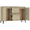 vidaXL Sideboard Sonoma-Eiche 102x35x70 cm Holzwerkstoff