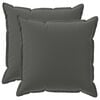 vidaXL Kissenbezug 2 stk. HOUTEN Anthrazit 55 x 55 cm Polyester