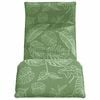 vidaXL Sonnenliege Klappbar Blattmuster 175x54x8,5 cm Oxford-Gewebe