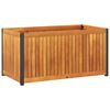 vidaXL Pflanzk&uuml;bel 85x45x44 cm Massivholz Akazie und Stahl