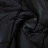 vidaXL Winterbettdecke Schwarz 140 x 220 cm Satin und Mikrofaser