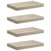 vidaXL Schwebende Wandregale 4 Stk. Eichefarben 40x23x3,8cm MDF