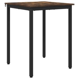 vidaXL Esstische 60 x 60 x 75 cm Holzwerkstoff R&auml;uchereiche