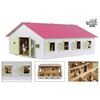 Kids Globe Spielzeug-Pferdestall mit 7 Boxen 1:24 Rosa 610189
