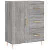 vidaXL Highboard Grau Sonoma 69,5x34x180 cm Holzwerkstoff