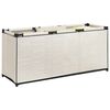vidaXL Aufbewahrungsbox Creme 105x34,5x45 cm Stoff