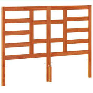 vidaXL Kopfteil Wachsbraun 135 cm Massivholz Kiefer