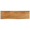 vidaXL Tischplatte mit Baumkante 120x30x2,5 cm Massivholz Mango