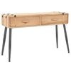 vidaXL Konsolentisch Massivholz Tanne 115x40,5x76 cm