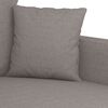 vidaXL 2-Sitzer-Sofa Taupe 120 cm Stoff