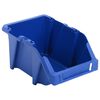 vidaXL Stapelbare Lagerboxen 250 Stk. 103 x 165 x 76 mm Blau