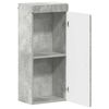 vidaXL Badezimmer-Wandschrank TULUM Beton Grau 37 x 24,5 x 86 cm