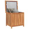 vidaXL Gartenbox 60x50x58 cm Massivholz Teak