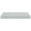 vidaXL Schweberegale 2 Stk. Betongrau 40x23x3,8 cm MDF